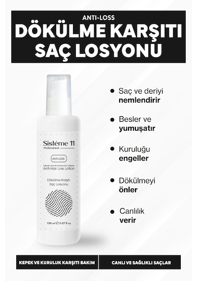 Sisteme 11 Dökülme Karşıtı Saç Bakım Losyonu 150 Ml