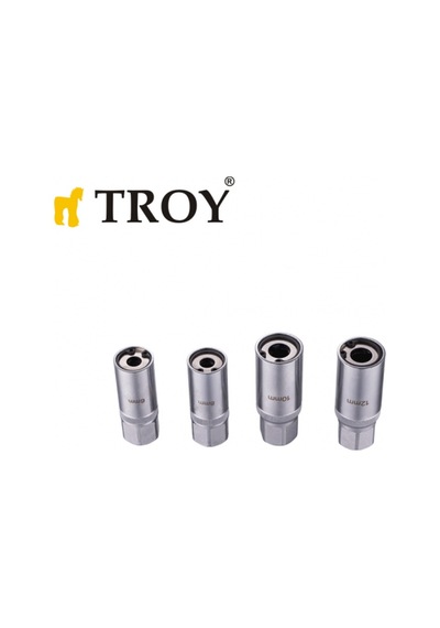 Troy 26155 Bozuk Civata Sökme Seti. 1/2" . 4 Parça
