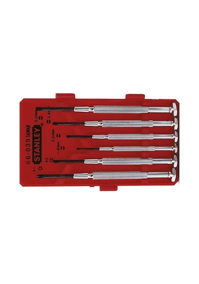 Stanley St166039 Saatçi Tornavida Seti, 6 Parça
