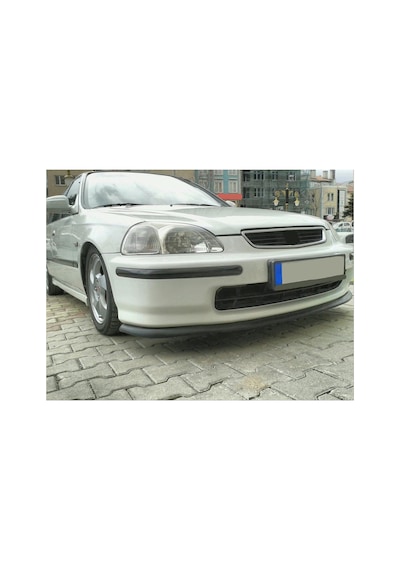 Honda Civic İes Uyumlu Ön Lip Tampon Eki Body Kit Yumuşak Mat Siyah Kırılmaz
