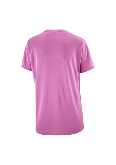 Salomon Sense Aero Ss Tee Gfx W 2056 Pembe