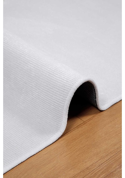 Premium Kalite Kaymaz Tabanlı Vera Doğal Yıkanabilir Kilim Oturma Odası Balkon Bahçe Mutfak Siyah Krem