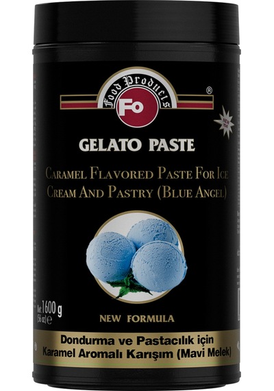 Fo Karamel Aromalı Mavi Melek Dondurma ve Pastacılık İçin Karışım 1600 G