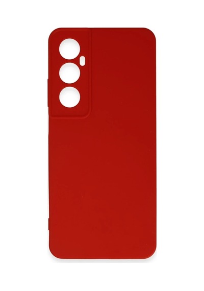 Realme C65 Kılıf First Silikon - Kırmızı Bz8683140786762