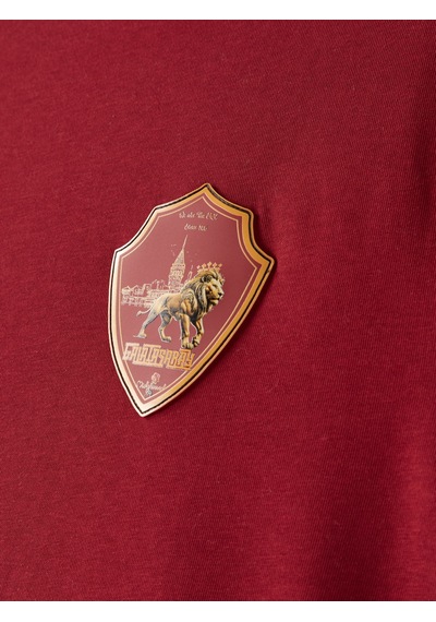 Gsstore X Midground Erkek Basic T-shirt E251227 Bordo