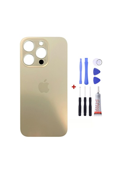 Apple Uyumlu iPhone 12 Pro Gold Arka Cam Kapak Arka Pil Kapağı