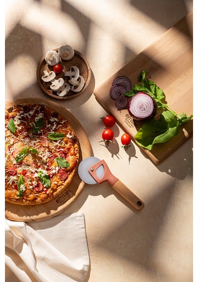 Emsan Rustik Pizza Cutter Pembe