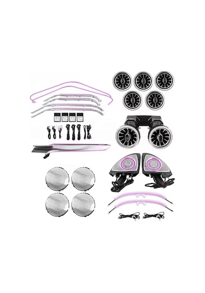 Autogp Mercedes W205 İç Ambiyans Paketi Led Full Set 64 Renk 2013 / 2020