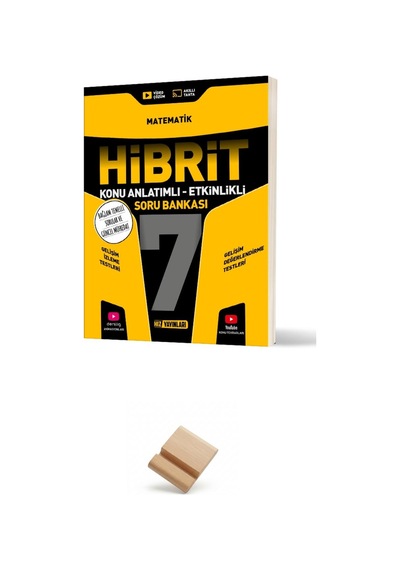 Hız 7. Sınıf Matematik Hibrit Etkinlikli Soru Bankası + Telefon Standı