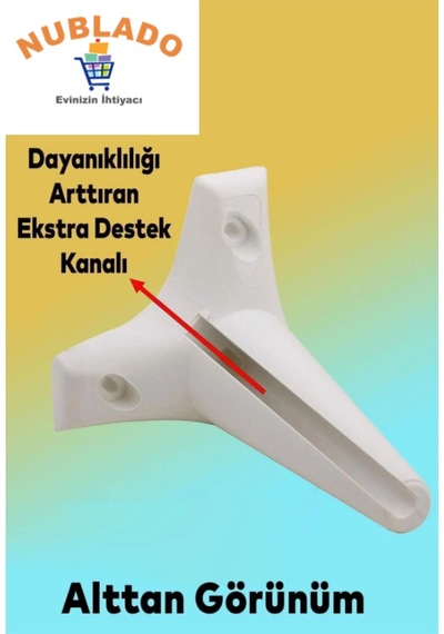 Aspen Lüks 15 Cm Beyaz Ayak Mobilya Kanepe Koltuk Yükseltici Ayağı Ayakları. Beyaz Diğer