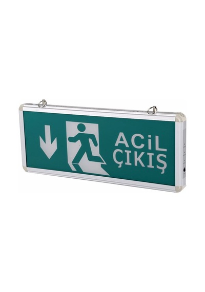 Cata Aşağı Yön Acil Çıkış Exit Armatürü Ct-9178