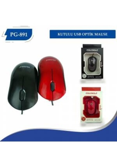 Poly Gold Pg-891 Usb Mouse Fare