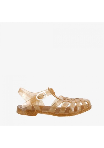 Meduse Sun Crepe Pailette - Kahverengi Çocuk Sandalet
