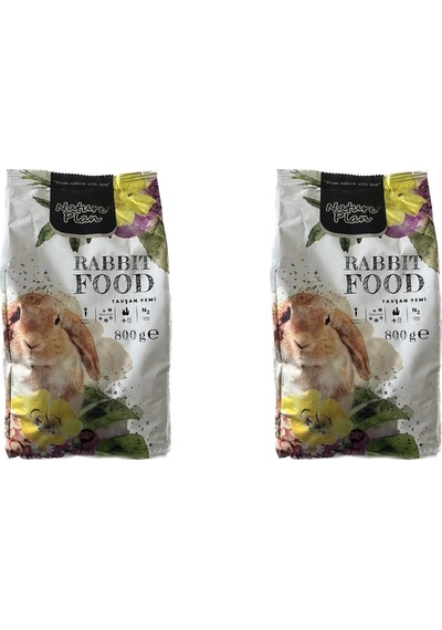 Nature Plan Tavşan Yemi 800 Gr x 2 Adet