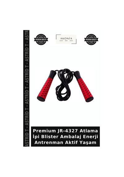 Premium Jr-4327 Atlama İpi Blister Ambalaj Enerji Antrenman Aktif Yaşam