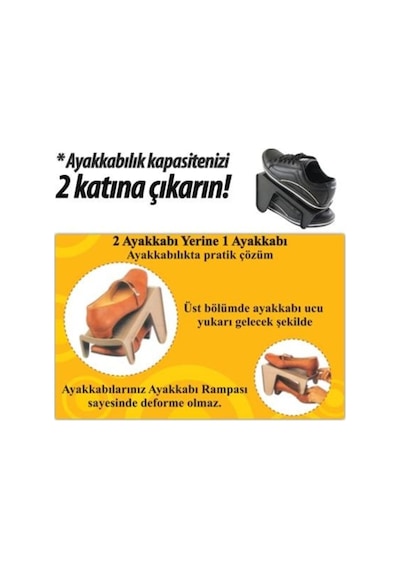 Tekli Ayakkabı Rampası Mika Yeşil Diğer