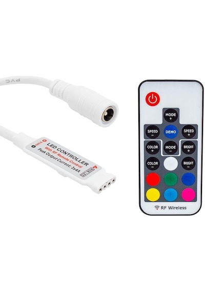 Xtechnx Cihan319584 Powermaster 12 Volt Rf Küçük Modüllü Uzak Mesafe Algılamalı Led Kontrol Cihazı
