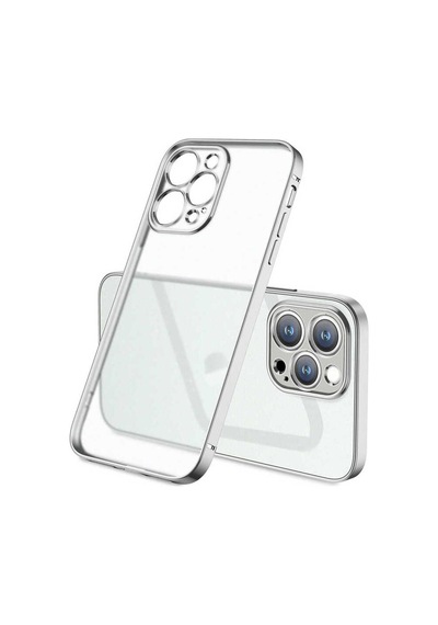 Apple Uyumlu iPhone 12 Pro Max Kılıf Zore Mat Gbox Kapak Gümüş
