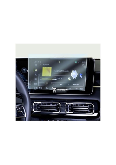 Renault 5 Uyumlu Araç Ekran Koruyucu 10.1 İnç Openr Link Multimedya 9h Nano Kırılmaz Şeffaf