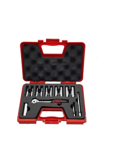 Derin Lokma Anahtar Takımı 1/4" 14 Parça İle Dayanıklı