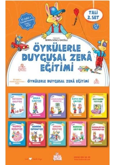 Tali-2 Öykülerle Duygusal Zeka Eğitimi 3-7 Yaş 10 Kitap