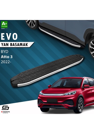 S-dizayn Byd Atto 3 Evo Krom Yan Basamak 193 Cm 2022 Üzeri