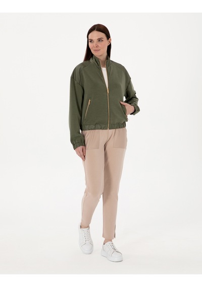 Pierre Cardin Kadın Haki Hırka Örme 50301345-vr027 Haki