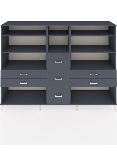 Hyperion Dolap 8 Raflı 7 Çekmeceli 220x44x163 Antrasit-antrasit Antrasit-antrasit Hyperion Dolap 8 Raflı 7 Çekmeceli 220x44x163 Antrasit-antrasit Antrasit-antrasit