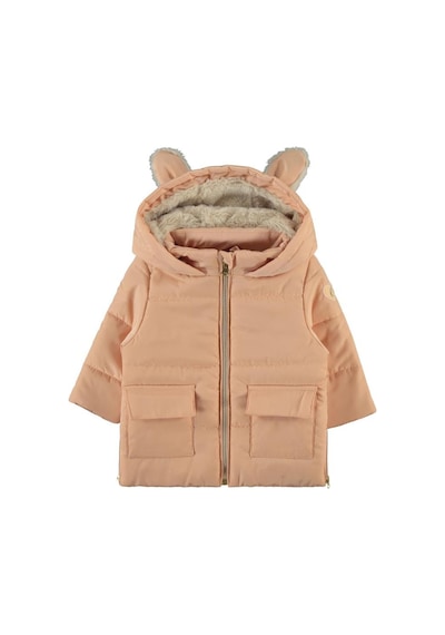 Civil Baby Pelüş Kulaklı 6-18 Ay Mont Açık Somon