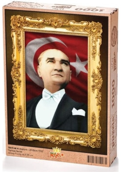 Atatürk - 29 Ekim 1933 Ahşap Puzzle 1000 Parça