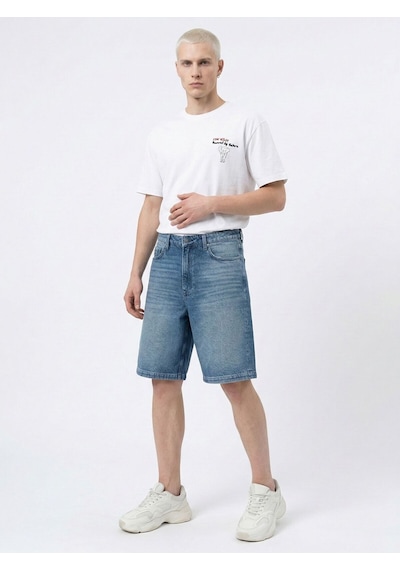 Super Baggy Fit Erkek Şort Denim