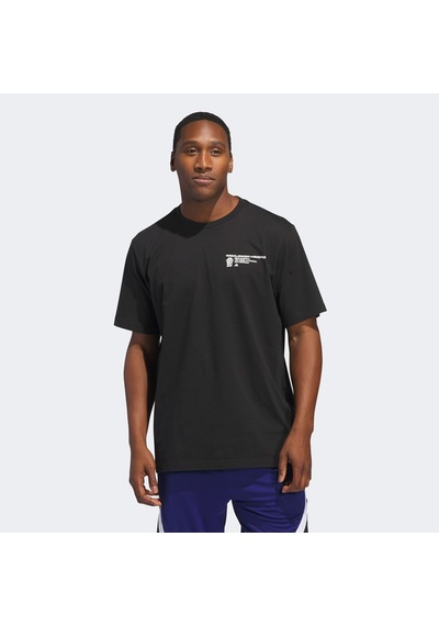 Adidas Worldwide Hoops Graphic Erkek Siyah Basketbol T-shirtü Jm2225 SIYAH