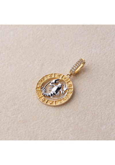 Yengeç Burç Altın Charm 2,57 Gr-6489