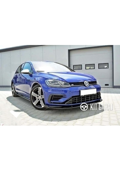 Kit Garaj Volkswagen Golf 7.5 R Piano Black Ön Lip Plastik Boyalı
