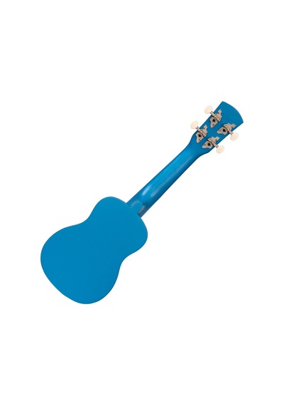 Vintage Laka Rainbow Soprano Ukulele - Blue