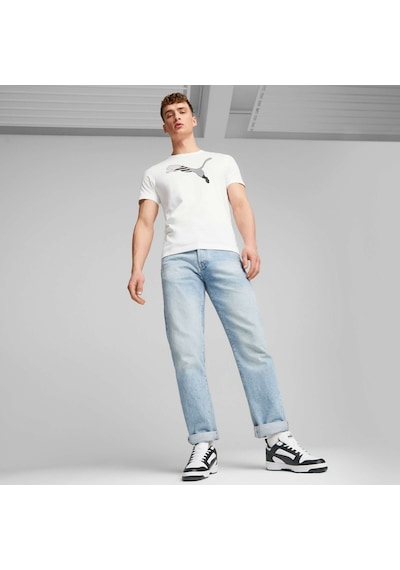 Puma Rebound V6 Low Unısex Ayakkabı 406388 01 Beyaz