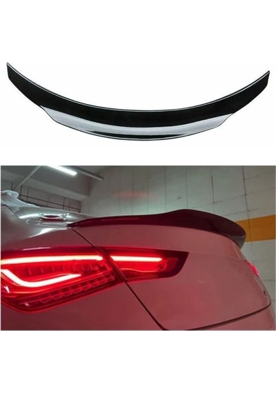 Mercedes Cla W118 Psm Bagaj Üstü Piano Black Spoiler