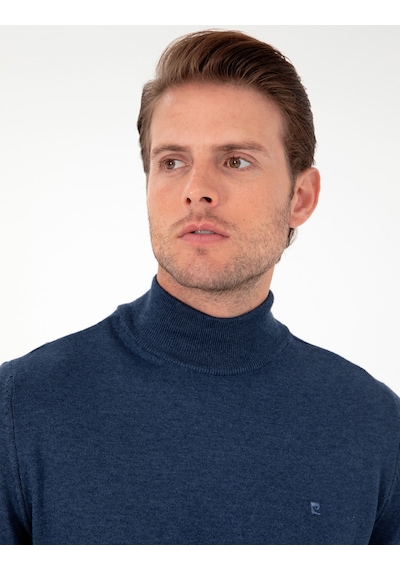 Pierre Cardin Erkek İndigo Melanj Kazak /triko 50296614-vr155 İndigo Melanj
