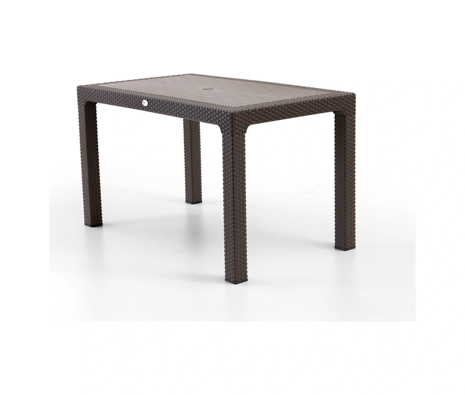 Side 4 Kişilik Rattan Masa Sandalye Takımı Kahve Kahve