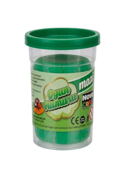 Nova Color Oyun Hamuru 100gr Yeşil - 2 Adet Çok  Renkli