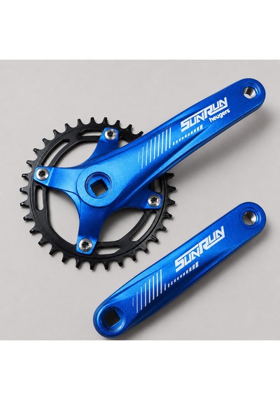 Heugers Sunrun Wing-211 34t 170mm Kare Mil Alüminyum Tekyaprak Aynakol Mavi