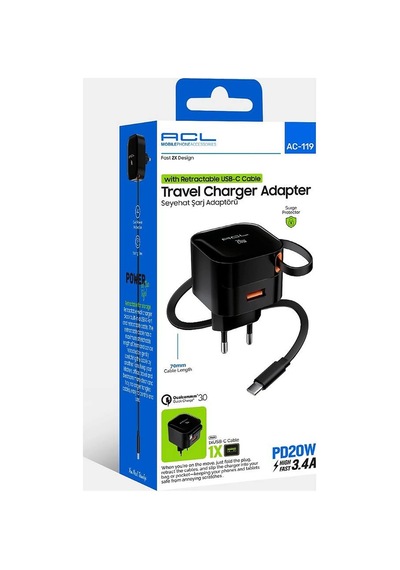 20w Seyahat Şarj Adaptörü Usb Girişli 3.4a Evimdeyokyok