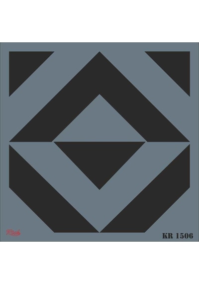 Rich Kr 1506 Fayans Stencil 30x30 Cm - Elwm-287611 Renkli
