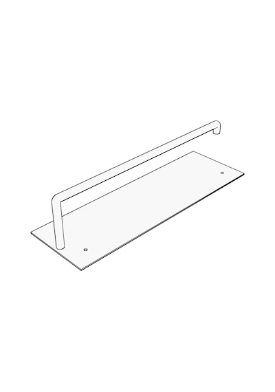 Kağıt Havluluk Metal Rulo Havlu Askısı Siyah MC0025 Siyah