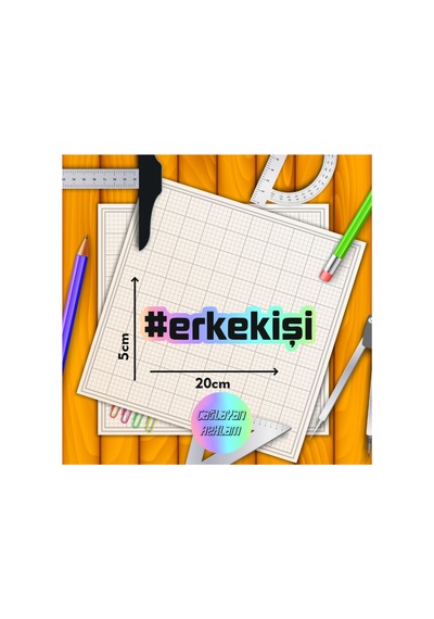 Erkek İşi Yazı Jdm Araba-motosiklet Cam Etiket Sticker 20x5cm