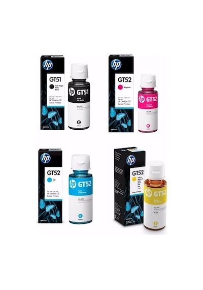 Hp Z6z99a 4 Renk Gt51xl Gt52xl 90ml Uyumlu Mürekkep,