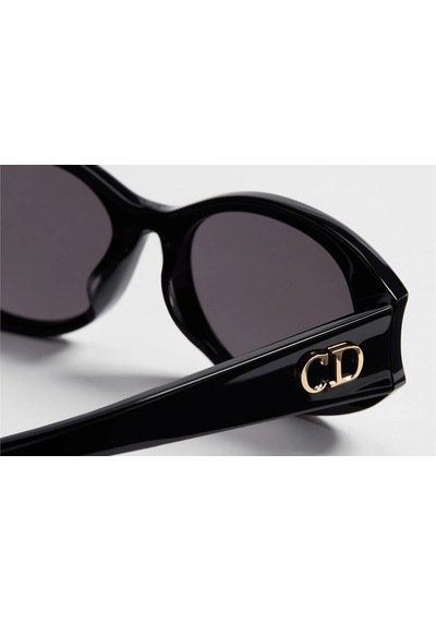 Dior Glow B3ı Cd 40258ı 25a1 01a 51-20-140 Siyah Oval Kadın Güneş Gözlüğü