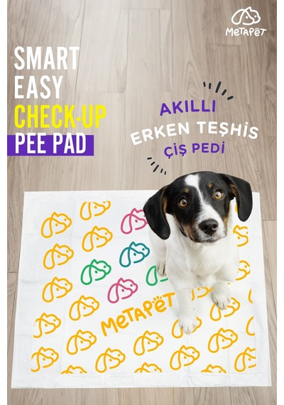 Metapet Renk Değiştiren Akıllı Köpek Çiş Pedi 2 Adet Sağlık Bezi