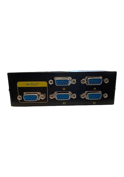 Alfais 4841 Vga Switch 1 Giriş 4 Çıkış Çoklayıcı Çoğaltıcı Dağıtıcı