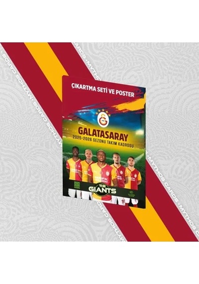 Galatasaray The Giants 2025/26 Sezonu Dev Poster Ve Çıkartma